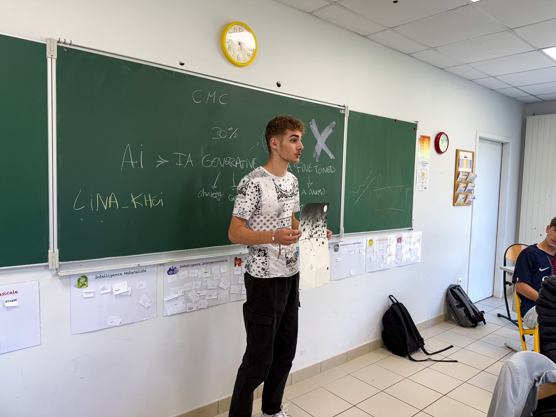 Au tableau : IA, IA générative, IA fine-tunée — le fil rouge de la matinée