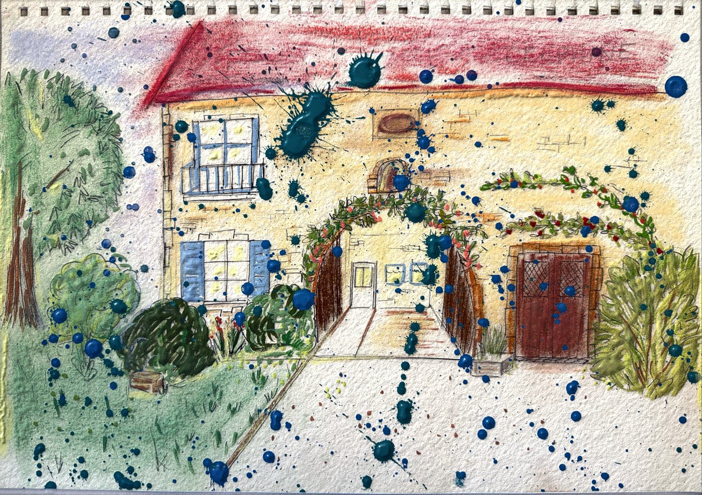Interprétation IA — La maison au jardin